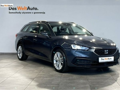 Seat Leon Style ST 1.5TSI 130KM M6 2021 r., salon PL, I wł., f-a VAT, gwarancja IV (2020 - )