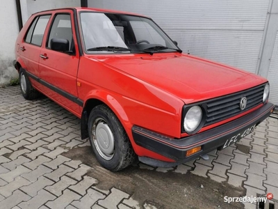 VW Golf II 1.6 Benzyna Niski przebieg CZARNE TABLICE