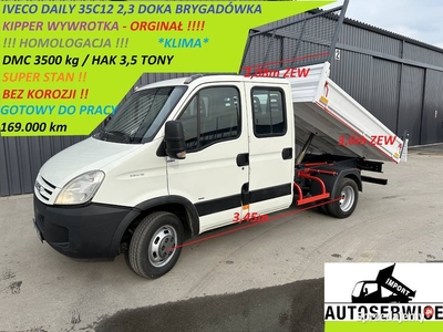 IVECO DAILY 35C12 KLIMA DOKA KIPPER WYWROTKA ORGINAŁ ! SUPER