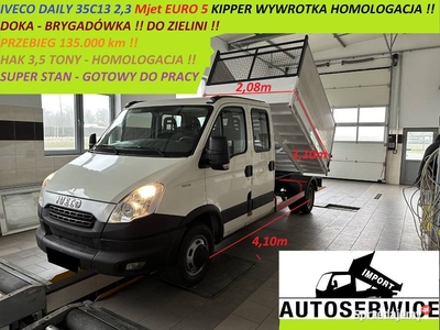 IVECO DAILY 35C13 DOKA KIPPER WYWROTKA ORGINAŁ DO ZIELENI