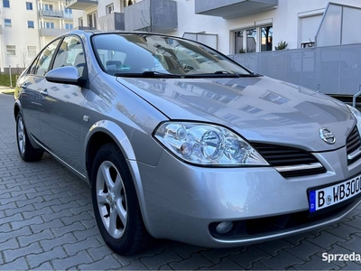 Nissan Primera 1.8 benzyna 2007r. Zadbany