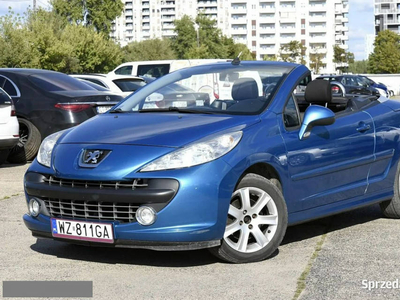 Peugeot 207 1.6 120KM CABRIO! Czujniki park. Klima