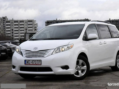 Toyota Sienna Vat23%*3.5+LPG 266KM*LE*8-osobowy*DVD*El. Drz…