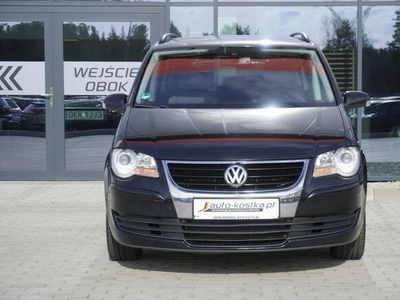 Volkswagen Touran 2 kpl kół! 7-osób, Climatronic, Tempomat, Hak, Gwarancja, BEZWYPADEK