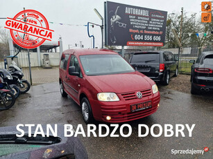 Volkswagen Caddy 1.9 TDI 105 KM, Klimatyzacja, Grzane Fotele, Isofix, Temp…