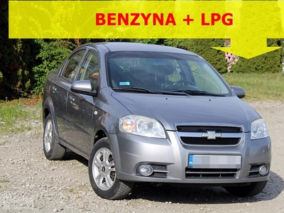 Chevrolet Aveo LT 1.4 101 KM / Bezwypadkowy / Tylko 130 tyś.km