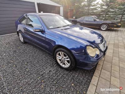 MERCEDES w203 COUPE gaz-LPG panoramiczny dach, sprawna klima