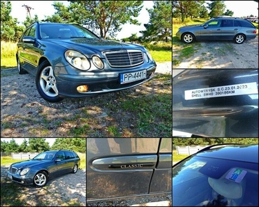 E 220 CDI*Climatronic*Alu*Drewno*Welur*Elektryka*2xKoła*Zadbany*ZOBACZ