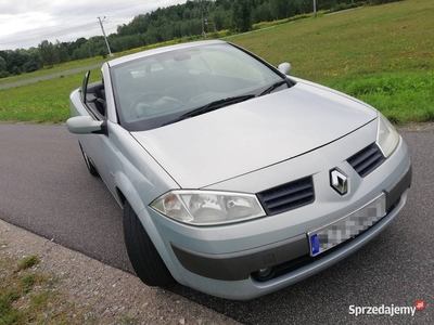 Sprzedam ładne Renault Megane 2. 2.0 LPG 2004 Cabrio panorama