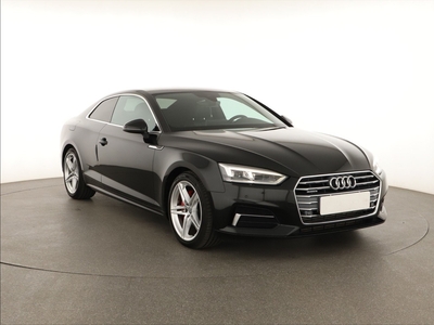 Audi A5 III , Serwis ASO, 218 KM, Automat, Skóra, Navi, Klimatronic,