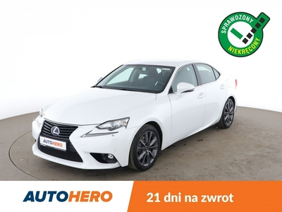 Lexus IS III XE39 FV23%, navi, klima auto, półskóra, czujniki parkowania