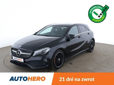 Mercedes-Benz Klasa A W176 2.0T 7G-DCT 4Matic AMG Sport Navi Tempomat GrzaneFotele ParkAssist L