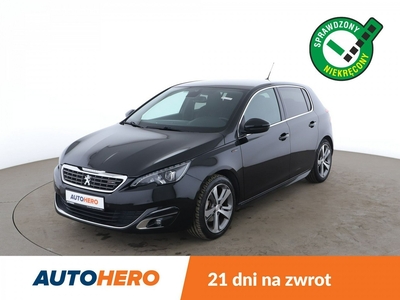 Peugeot 308 II GT line, navi, klima auto, kamera i czujniki parkowania