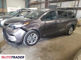 Toyota Sienna 2.0 hybrydowy 2021r. (ELDRIDGE)