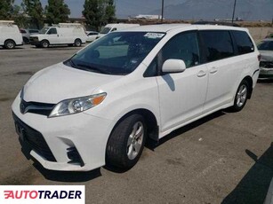 Toyota Sienna 3.0 benzyna 2020r. (RANCHO CUCAMONGA)