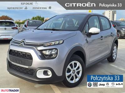 Citroen C3 1.2 benzyna 83 KM 2023r. (Warszawa)