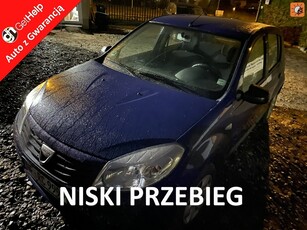 Dacia Sandero I Benzyna, niski przebieg, klimatyzacja, centr. zamek, isofix, el.szyb