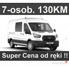 Ford Transit 130KM Brygadowy DCIV 7- osob. Niska Cena Dostępny od ręki ! 1…