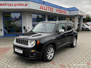 Jeep Renegade 1.6 120 KM LIMITED, Jasny środek,Navi,Tempomat, Gwarancja I …