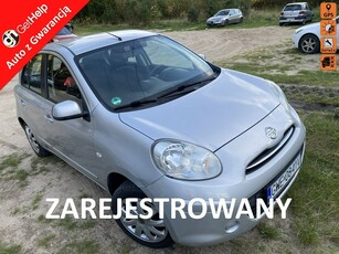 Nissan Micra IV Benzyna, klimatyzacja, dotykowa nawigacja, 8 airbag, isofix