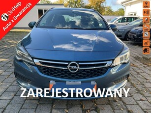 Opel Astra K Klimatronik, parktronik, tempomat, podgrzewane fotele, hak, zarej.