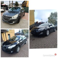 Pakiet aut do dalszej odsprzedaży astra J 1.4 turbo Megane peugeot 208