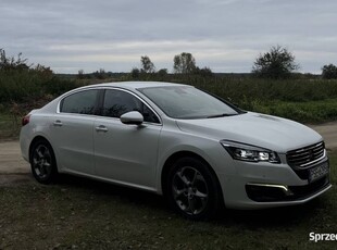 Peugeot 508 2.0 HDI Allrue 2015r. automat, biala perła