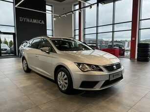 SEAT Leon III Reference 1.6TDI 90KM M5 2017r., salon PL, Serwisowany w ASO,