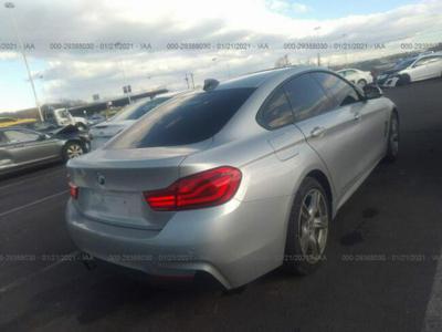 BMW 430 2019, 2.0L, 4x4, uszkodzone podwozie