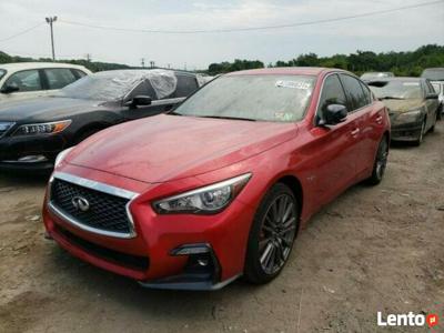 Infiniti Q50 2019, 3.0L, Red Sport, porysowany lakier