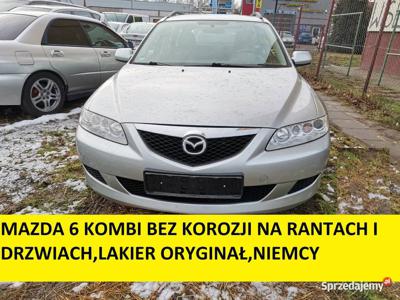 MAZDA 6 KOMBI RZADKOŚĆ- RANTY BŁOTNIKÓW I DRZWI BEZ KOROZJI