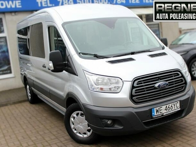 Ford Transit 9-osobowy SalonPL FV23% L3H2 Kamera Parktronic Tempomat Hak Gwarancja