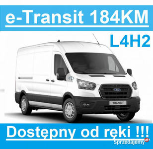 Ford Transit e-Transit 184KM Elektryczny Niska Cena dostępn…