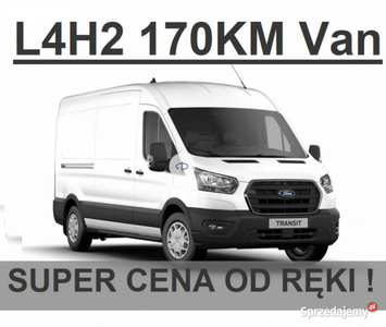 Ford Transit L4H2 170KM Hak Furgon Kamera SuperCena Dostępn…