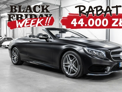 Mercedes Klasa S W222 Cabrio 500 456KM 2016