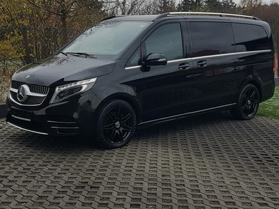 Mercedes V 300 4MATIC SKÓRA SZKLANY DACH 7 OSÓB BOGATE WYPOSAŻENIE