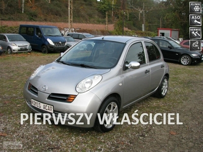 Nissan Micra III 1.2i-65km-1-Właścicel-Serwisowany do końca-Bezwypadkowy-Klimatyzacja