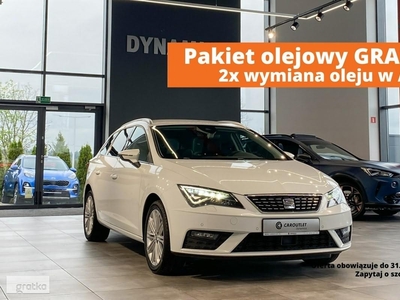 SEAT Leon III -ST Xcellence 1.5TSI 130KM M6 2019 r., salon PL, I wł., f-a VAT