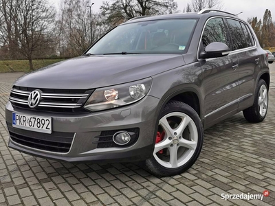 Vw tiguan lift benzyna (160km) nawigacja klima alcantara