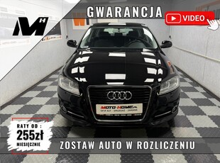 Audi A3 II (8P) LIFT automat, 5dzwi, Sportback, czarna GWARANCJA DOSTAWA