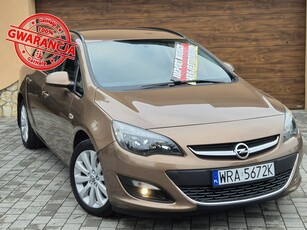 Opel Astra J Przebieg 173tyś, 1.4B 140KM, 2014r, Lift, Półskóra, Z Niemiec