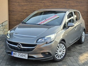 Opel Corsa E 1.4B 90KM, 148tyś km, 2015r, Ledy, Dotykowe Radio, Z Niemiec