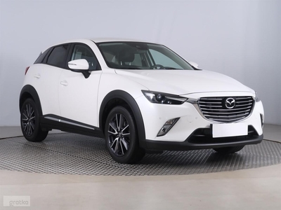 Mazda CX-3 , Salon Polska, Serwis ASO, Skóra, Navi, Klimatronic,