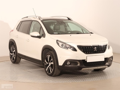 Peugeot 2008 , Salon Polska, Skóra, Klimatronic, Tempomat, Parktronic,