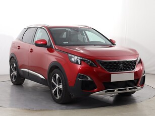 Peugeot 3008 , Salon Polska, Skóra, Navi, Klimatronic, Tempomat,