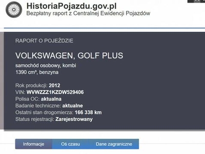 Volkswagen Golf Plus Benzyna Podgrzewane Fotele Czujniki Parkowania