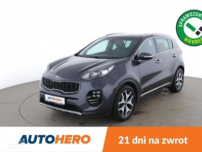 Kia Sportage IV Serwis Skóra Automat 4x4 Bi-Xenon Podgrzewane+ wentylowane fotele