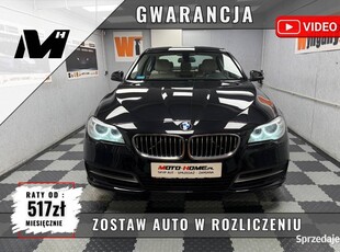 BMW Seria 5 Salon PL, skóra bezwypadkowa 520d, F10, sedan GWARANCJA