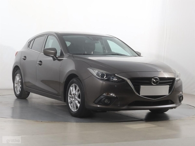 Mazda 3 III , Salon Polska, Skóra, Klimatronic, Tempomat, Parktronic,