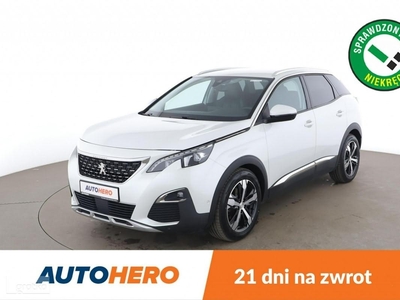 Peugeot 3008 II 1.6T Automat Allure Klima Tempomat Navi Grzane Fotele Skóra Kamera L